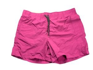 Plugg Men’s Swim Trunks XL Magenta Pink Mesh Lined Drawstring NWT Beach
